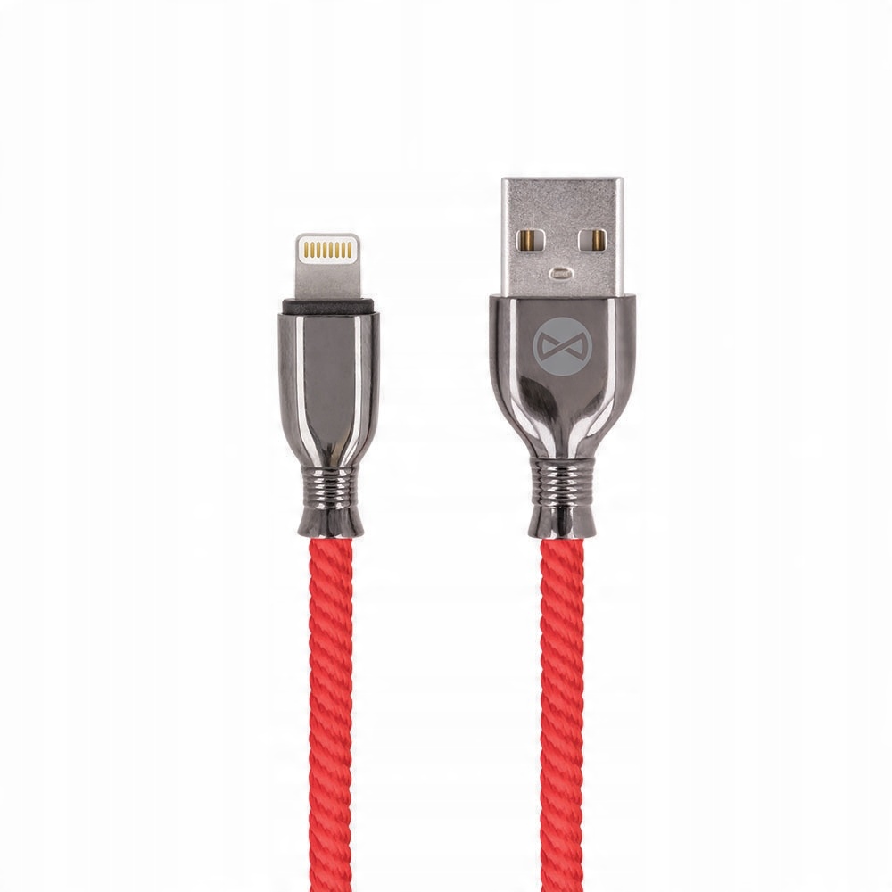 

Kabel Forever iPhone 8-PIN Tornado czerwony 1m 3A