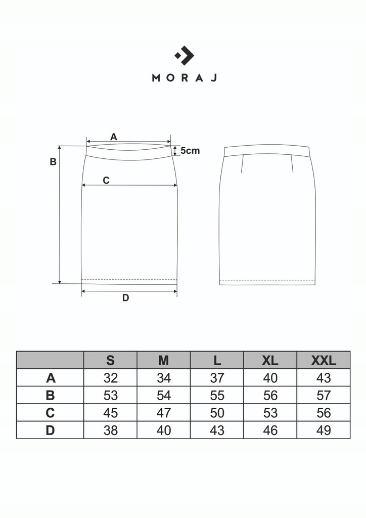 MODNA CZARNA SPÓDNICA DAMSKA MORAJ EKO SKÓRA OŁÓWKOWA PRZED KLOLANO M Wzór dominujący bez wzoru