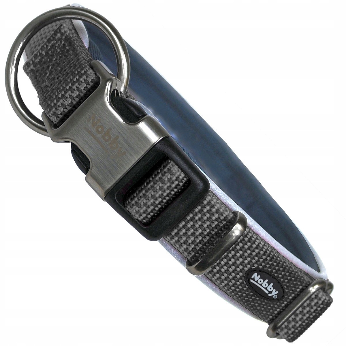 

Widoczna Obroża Psa Nylon Neopren Metal S-m 38-47