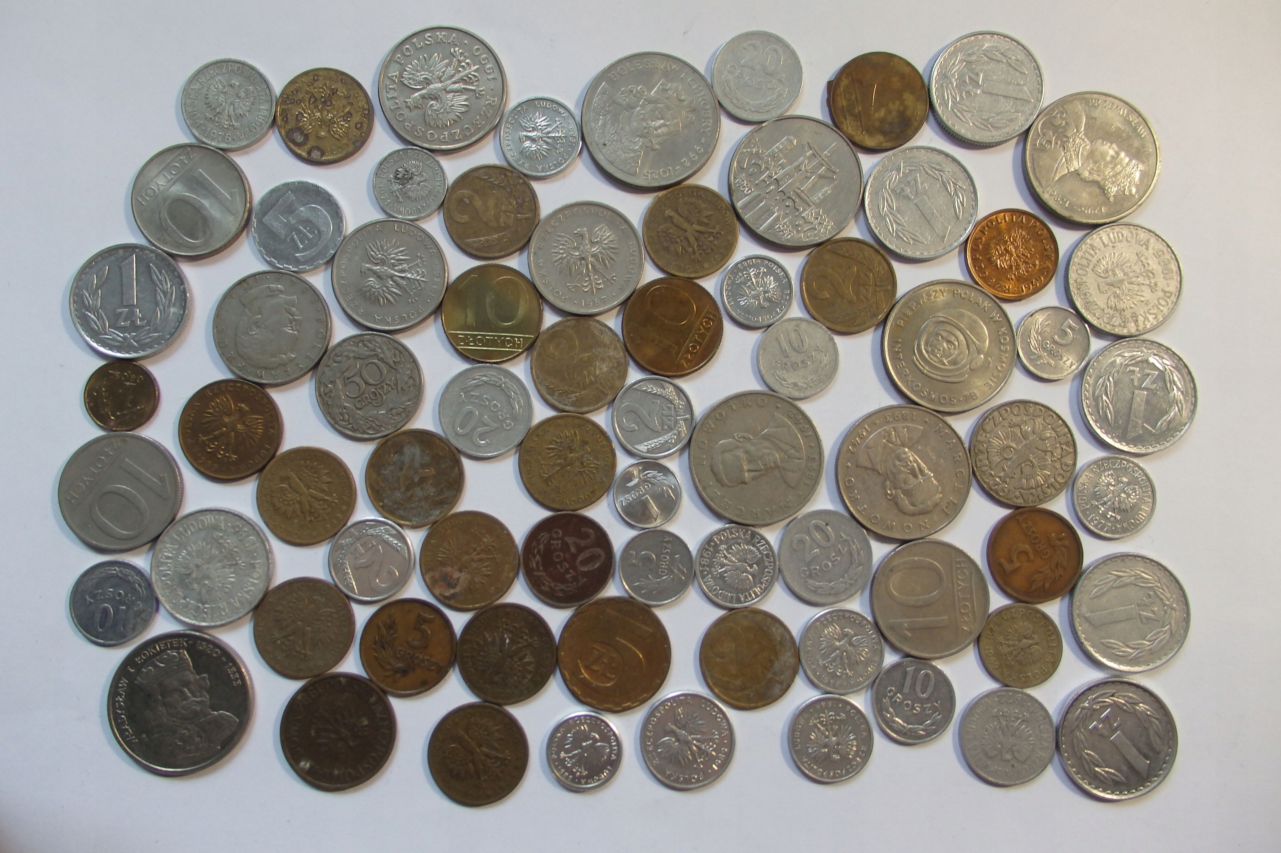 Zestaw monet PRL, MIX 250g, X9707