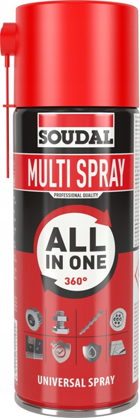Smar ochronny Soudal Multi Spray 0,4 l penetruje smaruje odrdzewia 400 ml