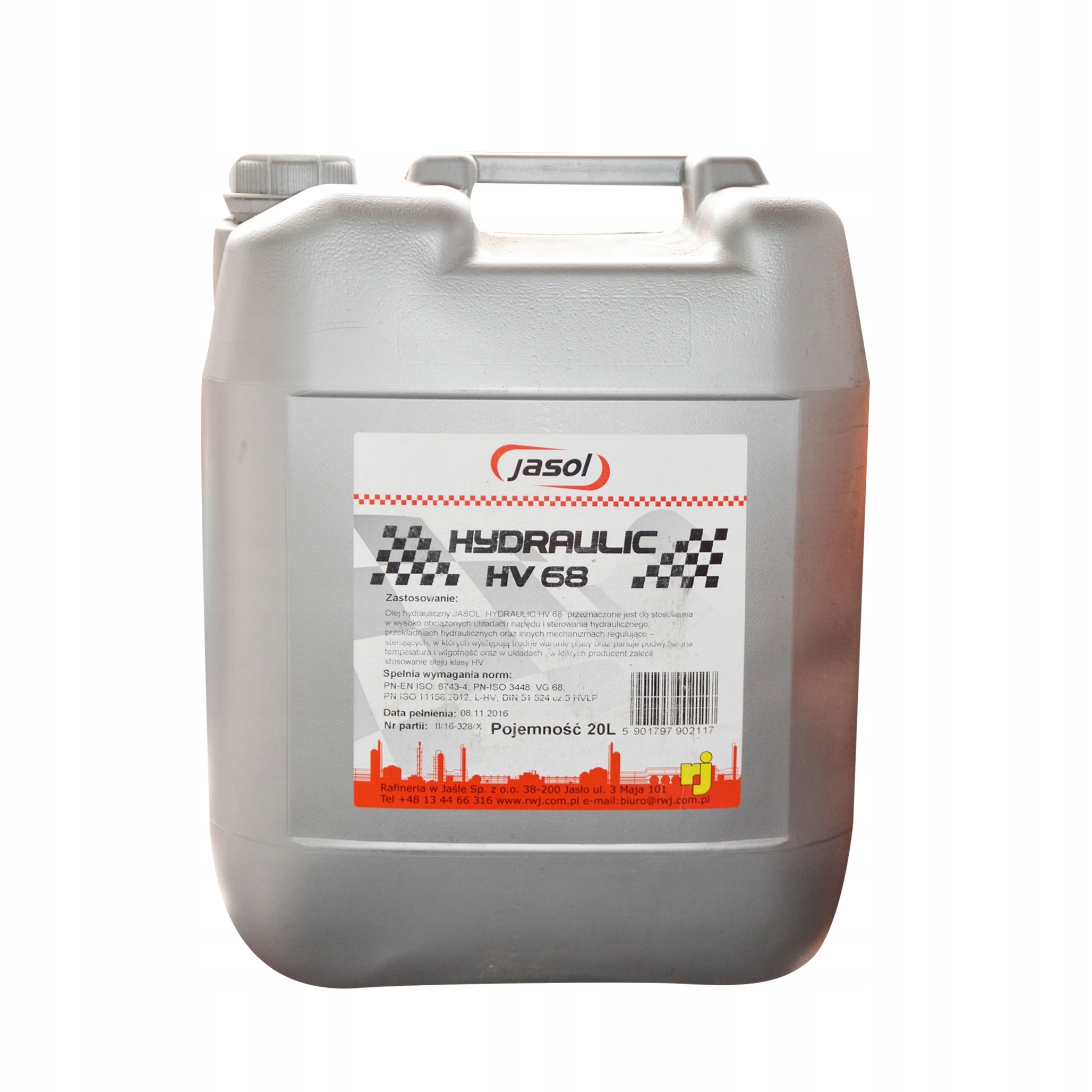 Olej hydrauliczny JASOL HV-68 20L