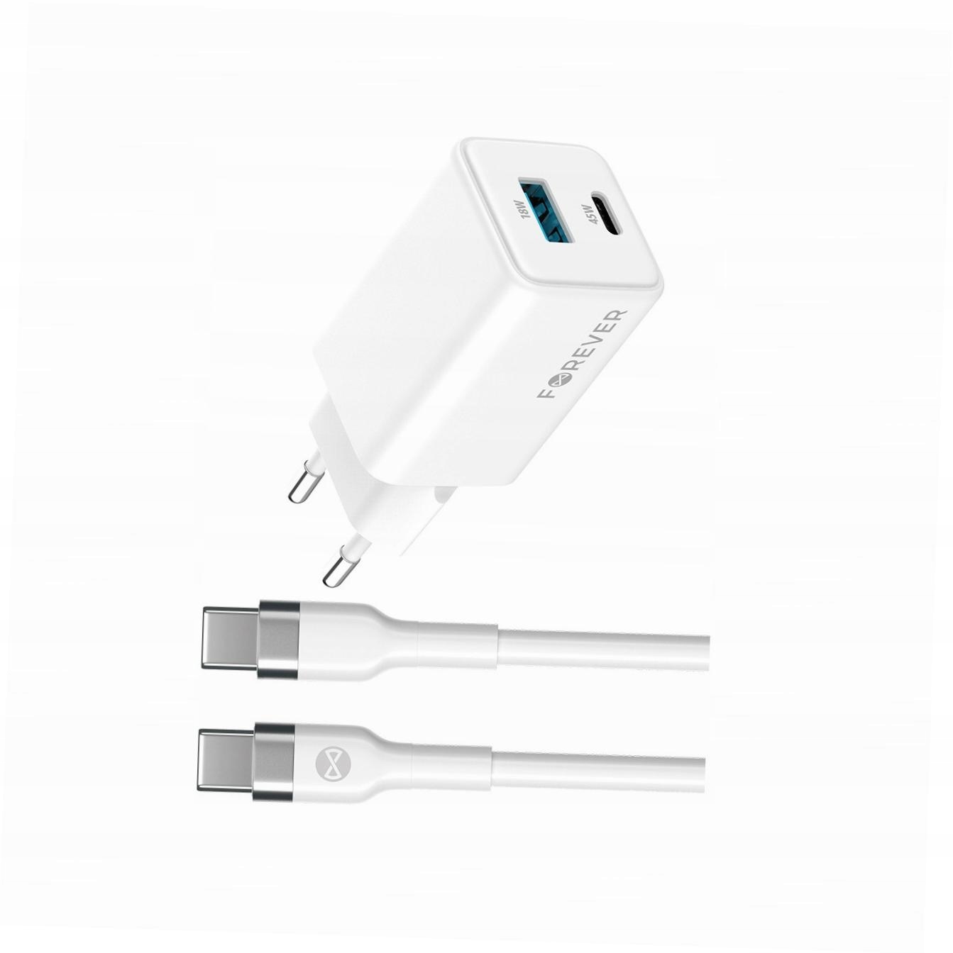 Szybka ładowarka GaN 45W Usb-c z kablem do Samsung Galaxy A21s