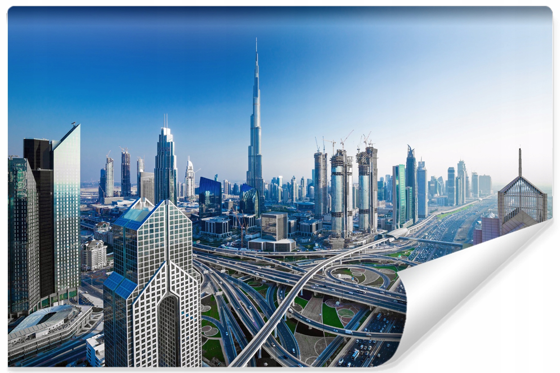 

Fototapeta do salonu Dubaj panorama ulice 270x180
