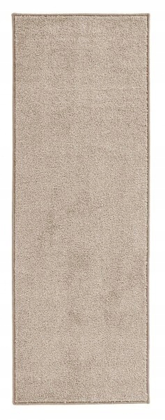 Koberec jednobarevný 80x150 cm, béžový s měkkým krátkým vlasem