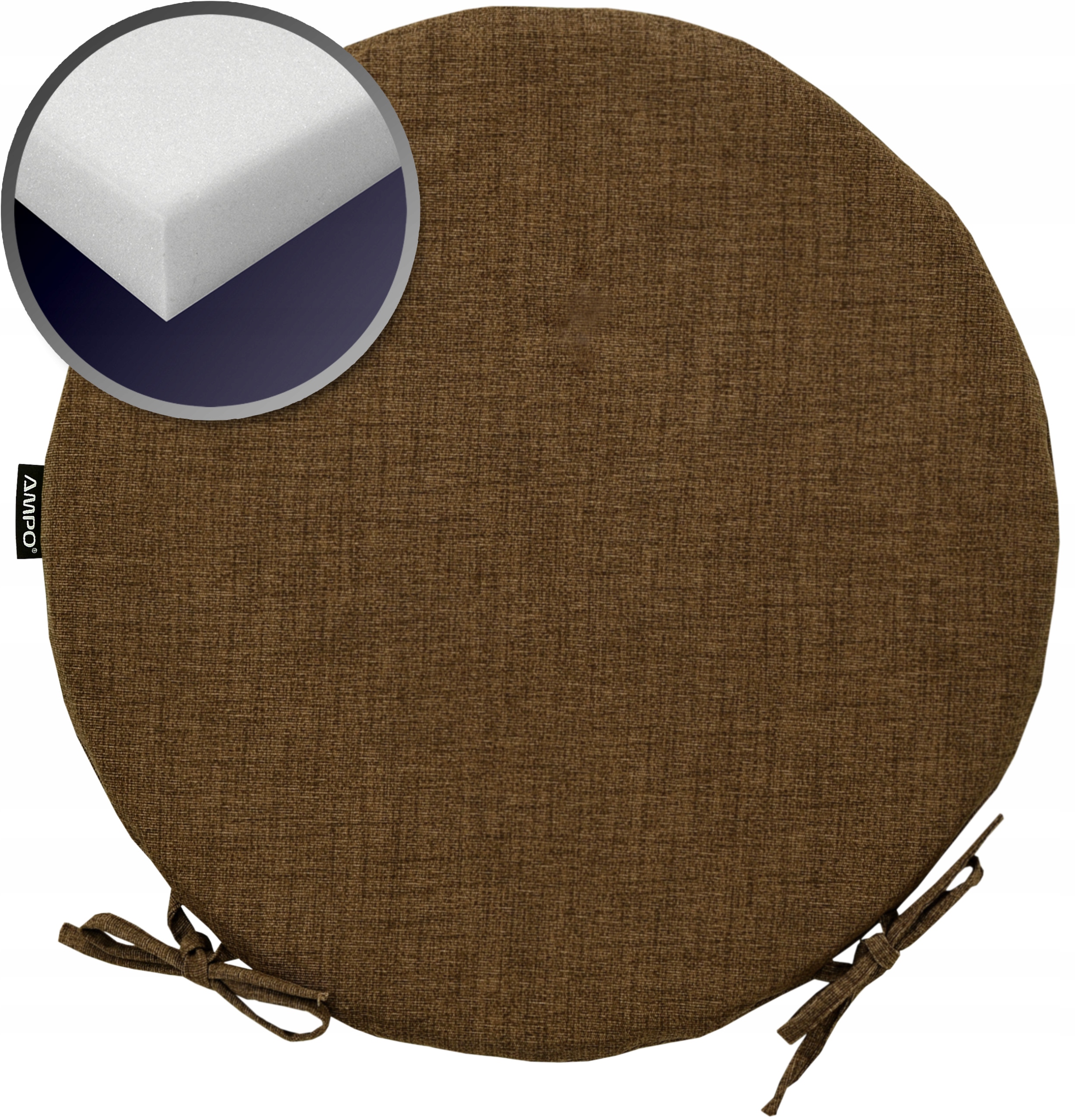 Подушка для стула круглый 40 см стул табурет