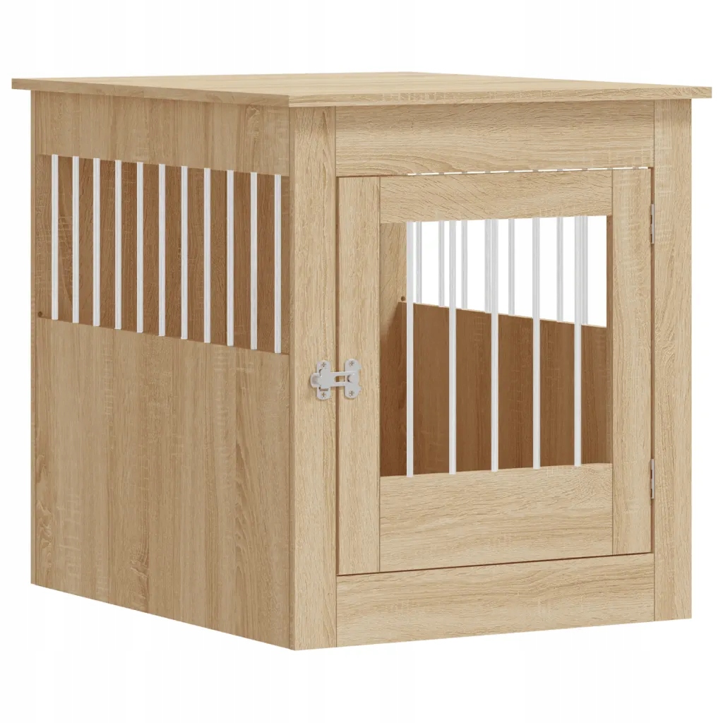 Levně Kotec pro psa, dub sonoma, 64,5x80x71 cm