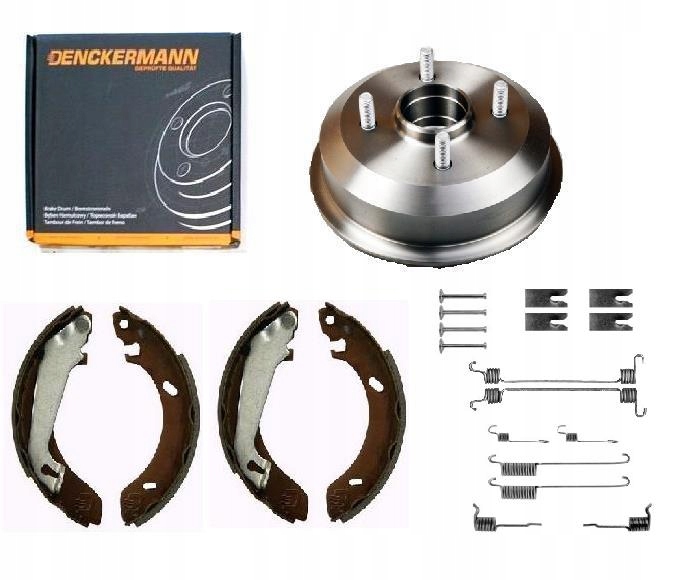 Bubny Čelisti Pružiny Escort 95-00 Sada 203 MM