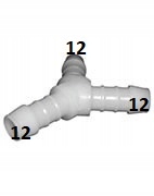 

Trójnik Y Pom plastikowy wąż 12 mm łącznik złączka