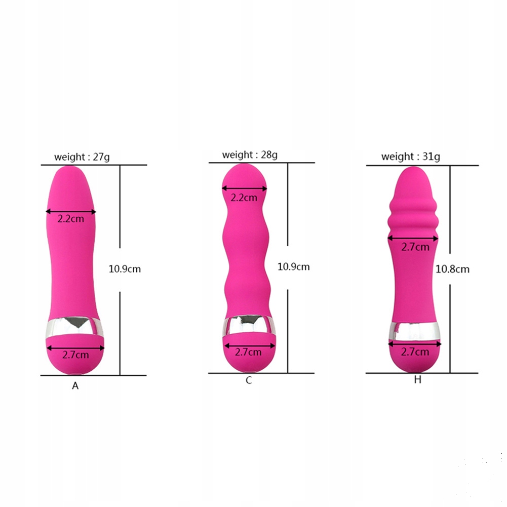 Dildo G Spot -H rose red boxed