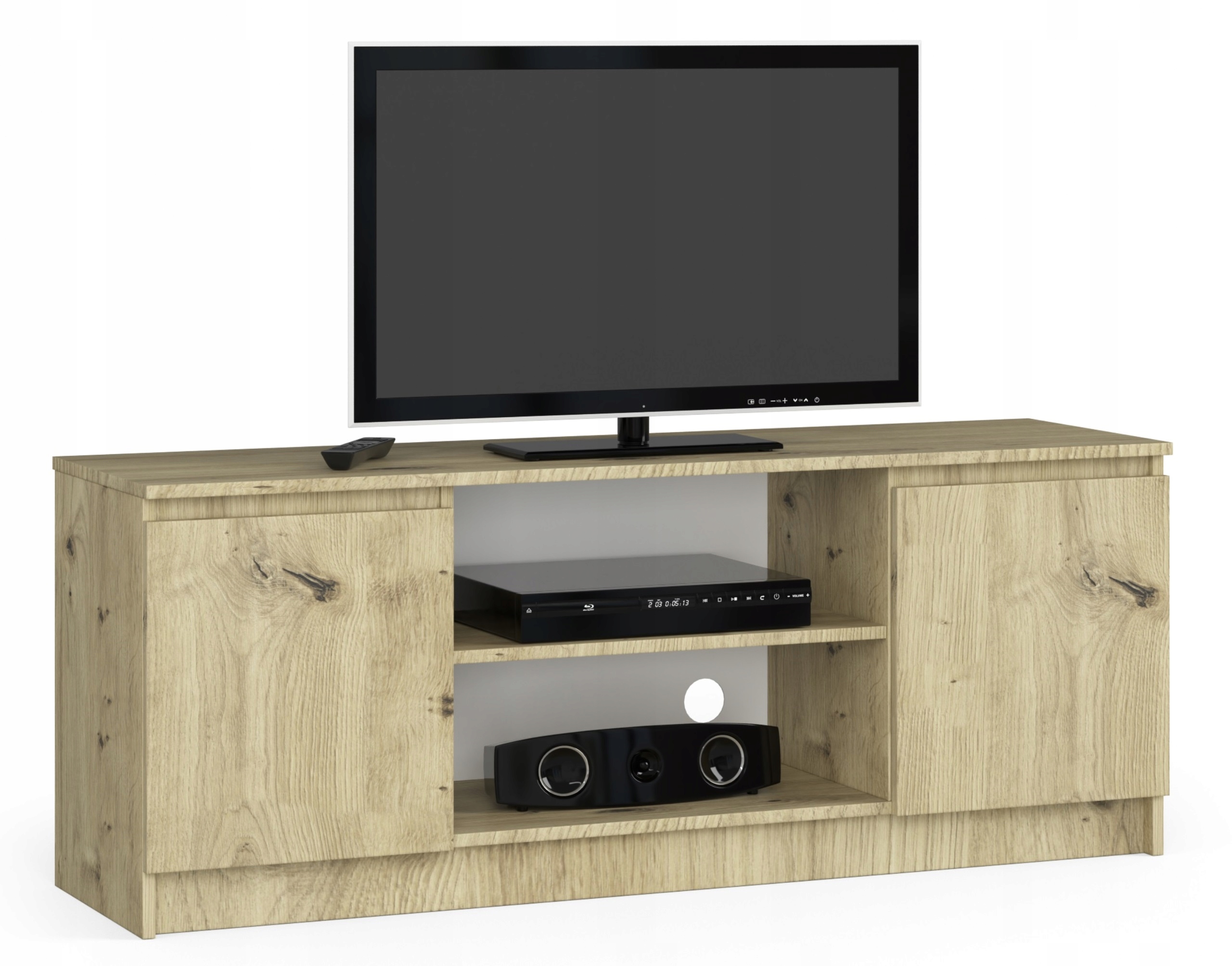 Skriňa Rtv stolík 2D1P 140 cm dub artisan komoda Akd