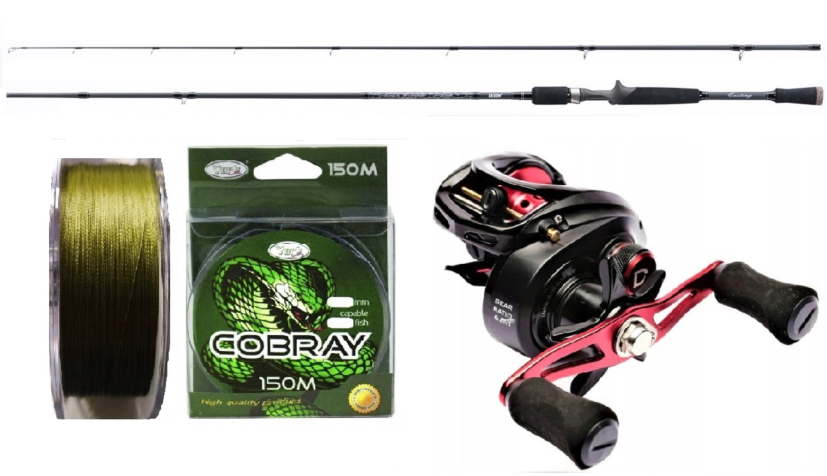 Zestaw Castingowy Węglówka Jaxon 240/28 +5BB Cast