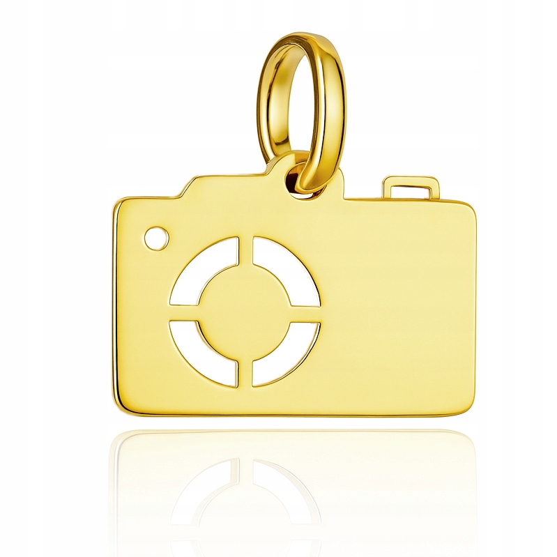 Zlatý přívěsek na fotoaparát Pr. 585 13x10