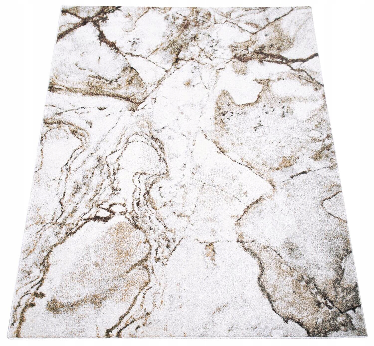 Moderný Koberec Do Obývačky Sivý Miekki Módne Koberce Odolný 160X220