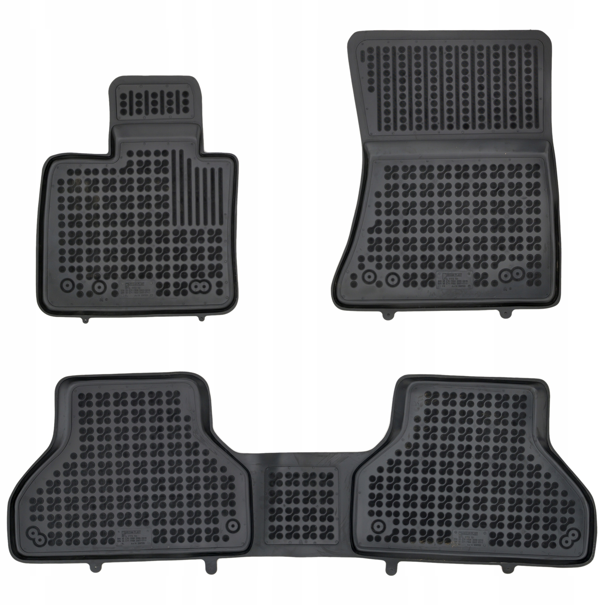 Černé koberce pro Bmw X5 E70 2006-2013