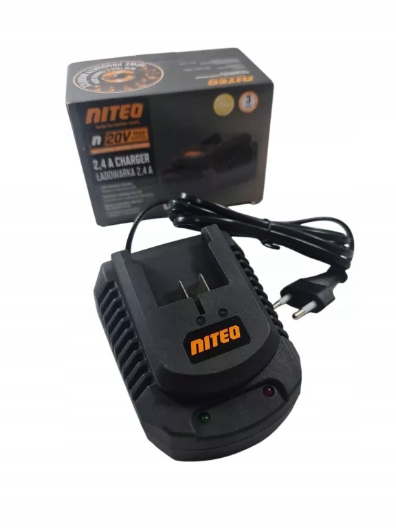 ŁADOWARKA DO AKUMULATORÓW NITEO 20V 2,4A CHARGER