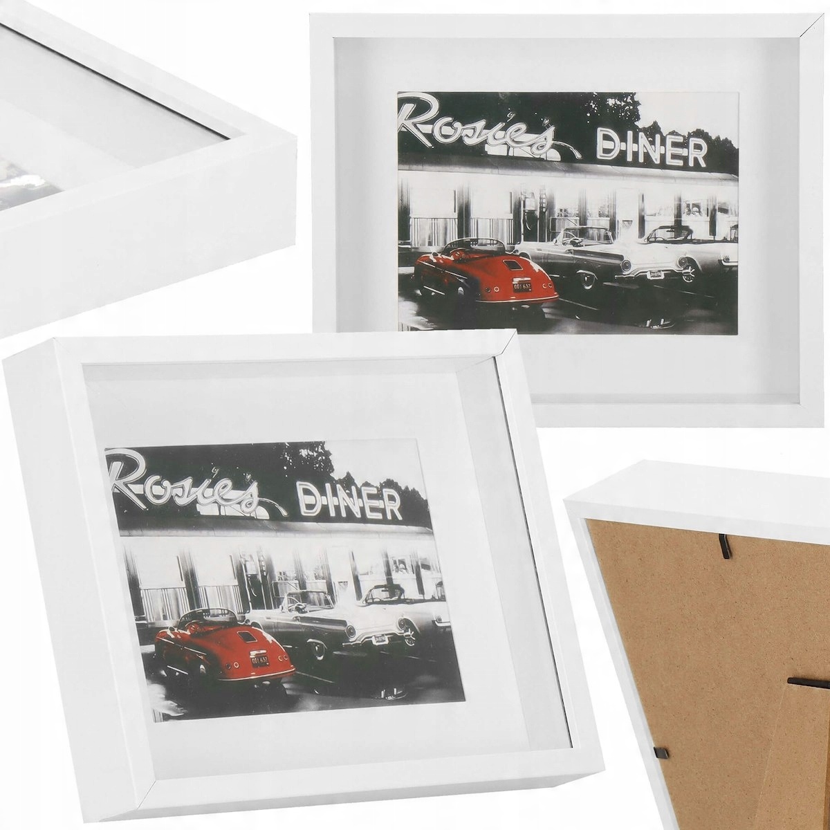 

Ramka Na Jedno Zdjęcie Stojąca Biała 13x18cm Rama