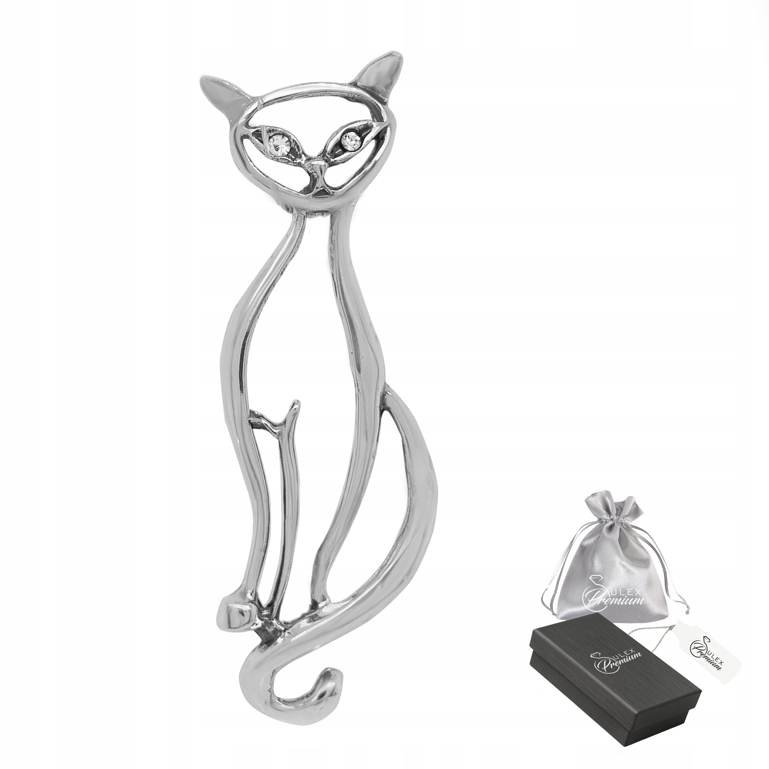 Přívěsek Přívěsek stříbro ryzost 925 Elegantní Originální sedící kočka