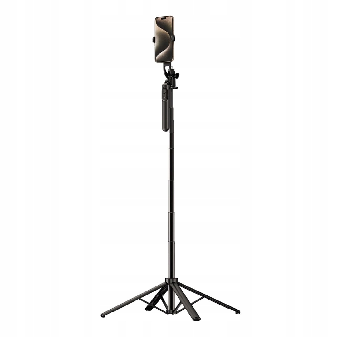 Selfie stick teleskopowy z pilotem statyw na telefon 1.75m aluminium czar