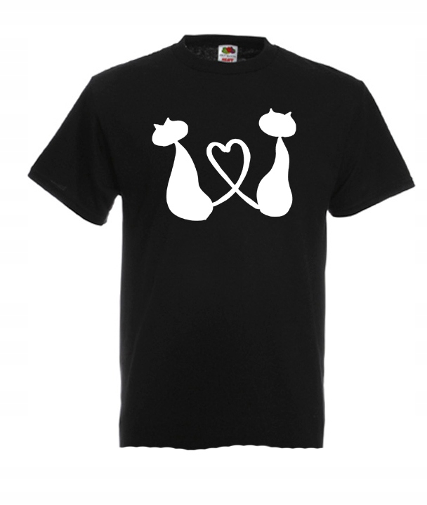 

XXL Koszulka Męska Koty Soft Kitty Śmieszne Wzory