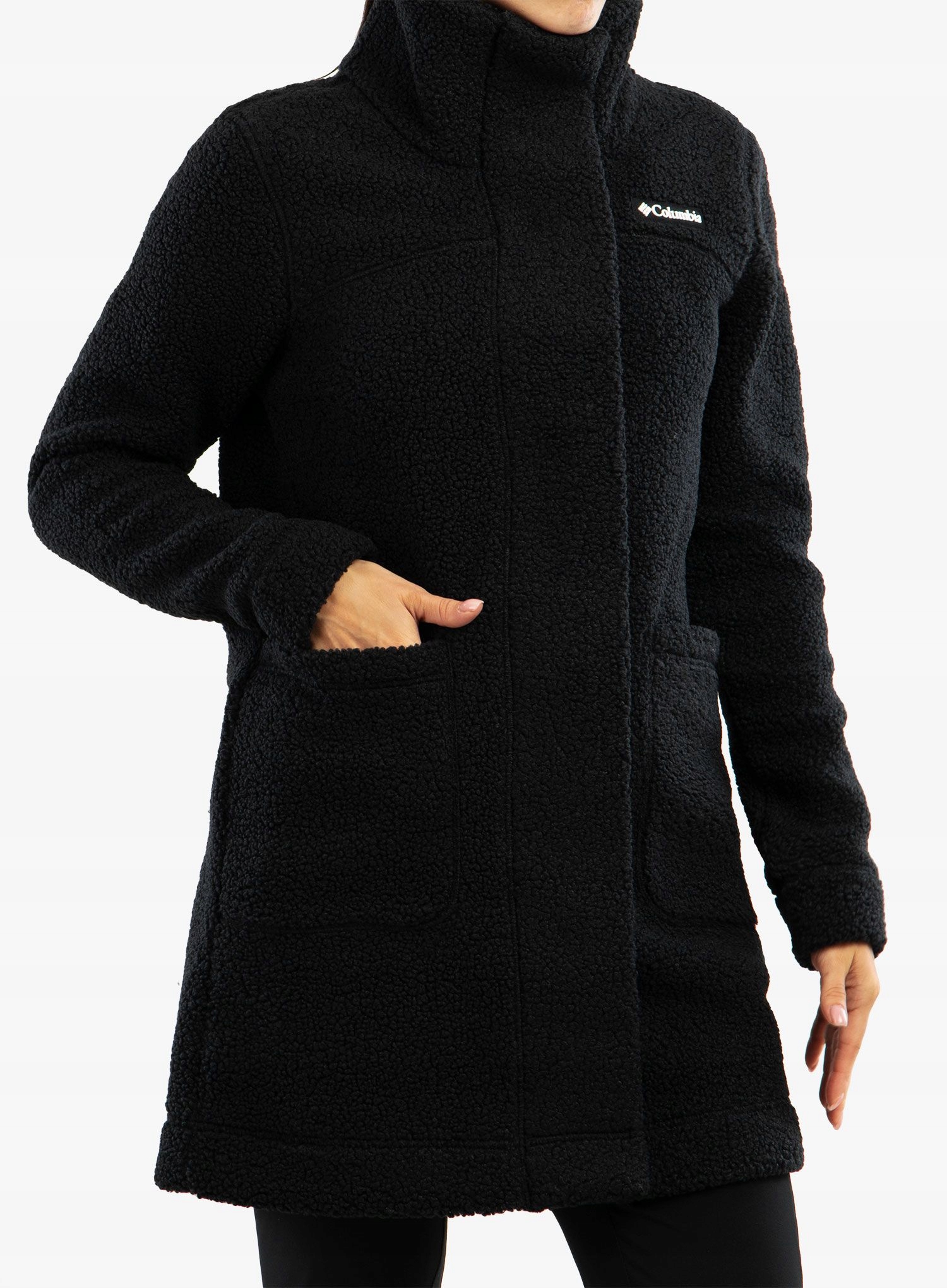 Fleecová Mikina dámská Columbia Panorama Long Jacket černá Xs