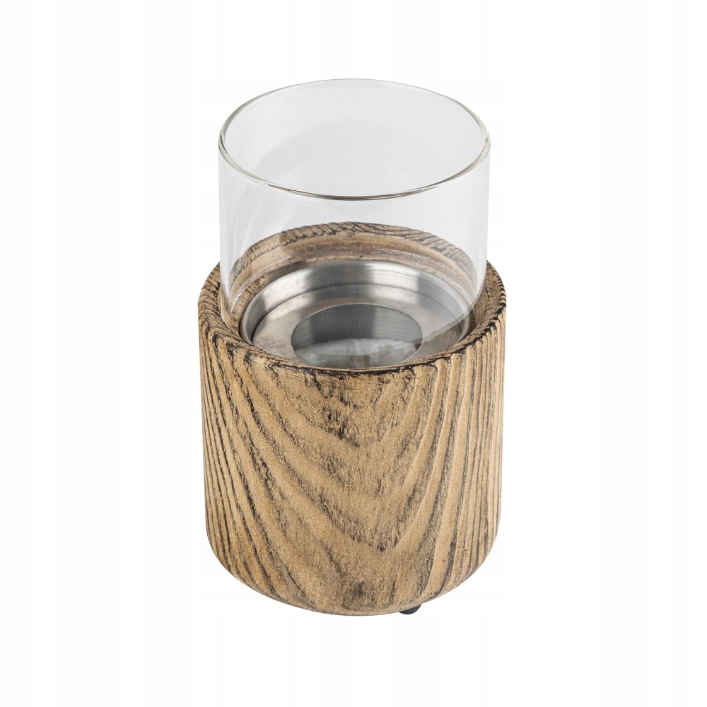 Volně stojící biokrb kulatý 12x20 imitace dřeva Lawu I