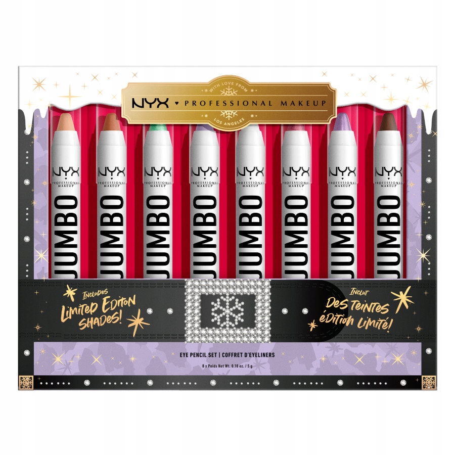 

Nyx Eye Pencil Set Zestaw 8 cieni Jumbo