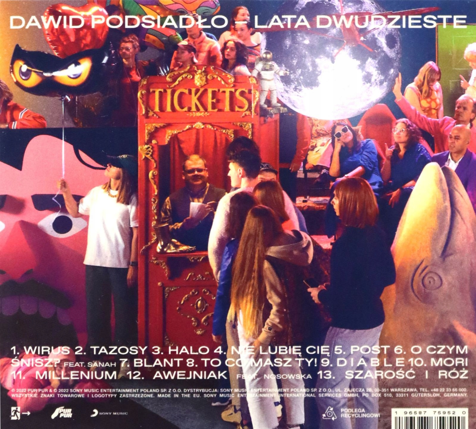 DAWID PODSIADŁO: LATA DWUDZIESTE (CD) Gatunek pop