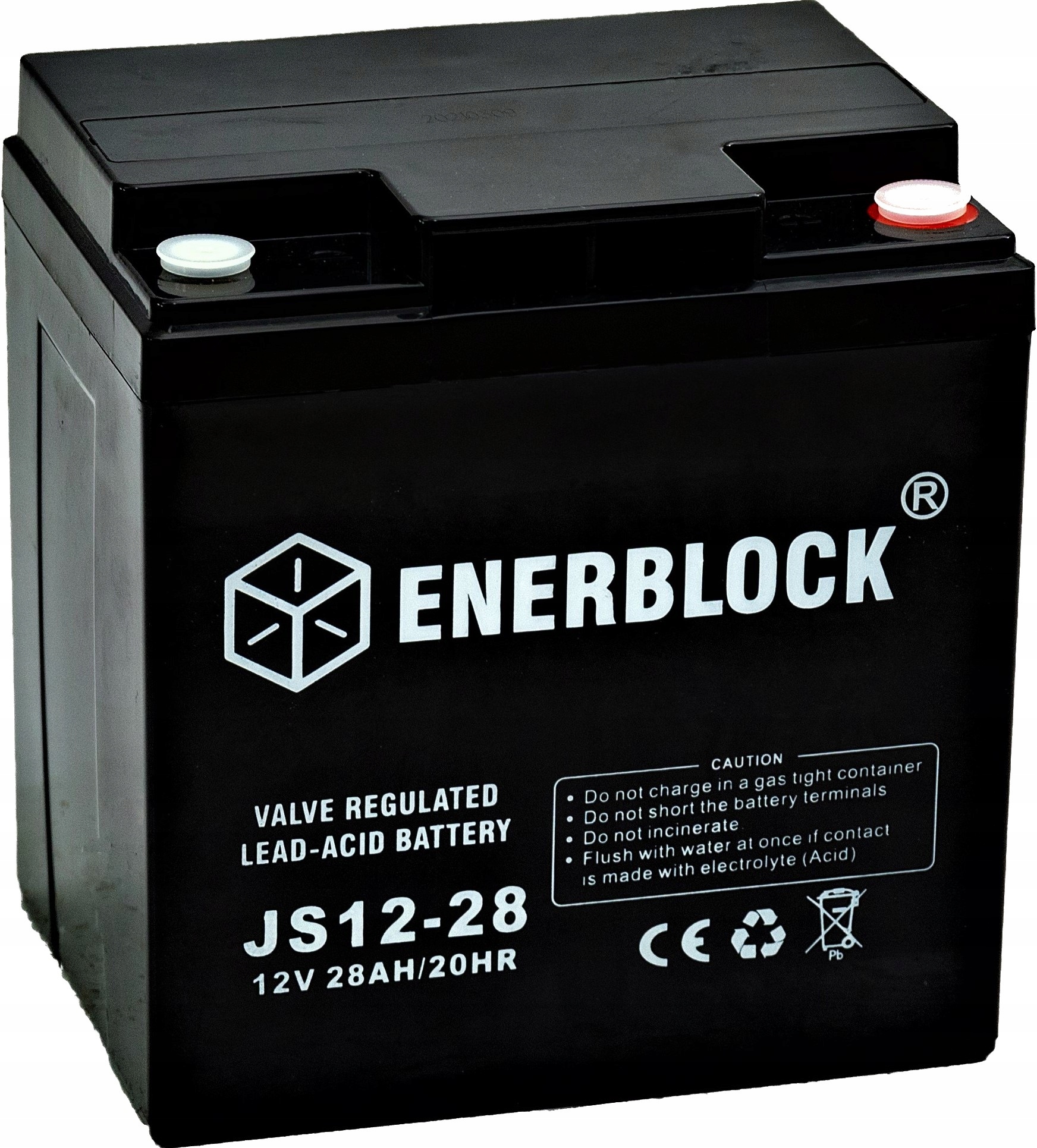 Akumulátor Agm 12V 28Ah Enerblock Deep-cycle Výkonný Sada 10 Ks.
