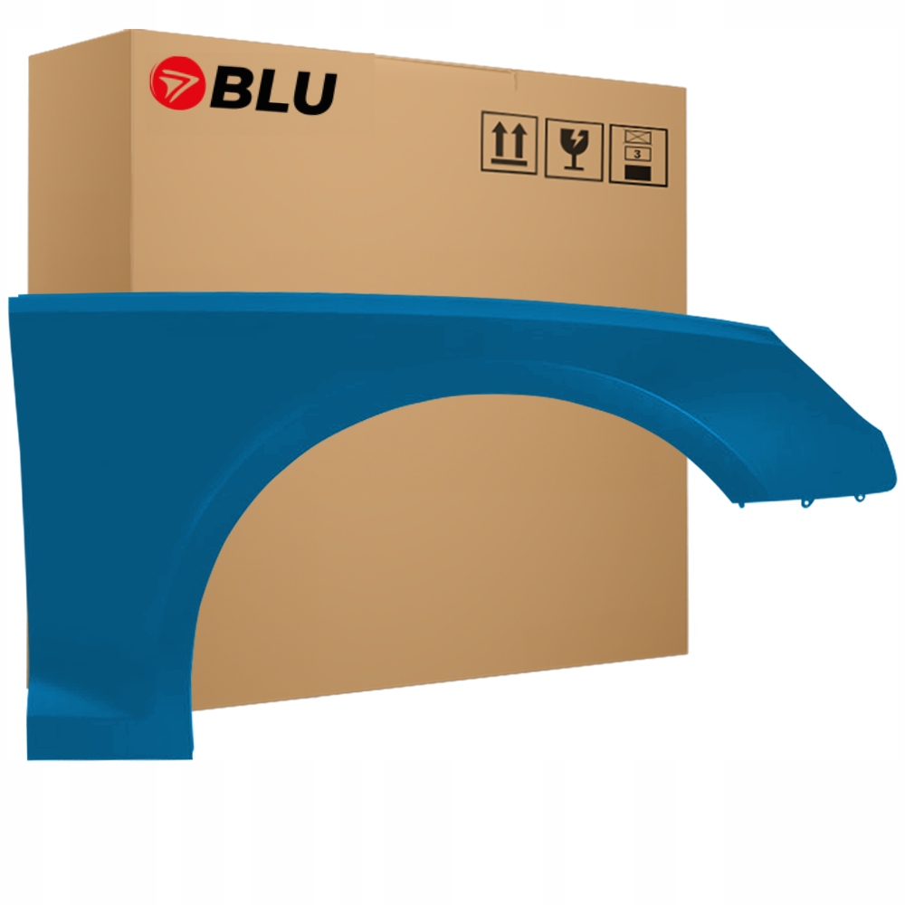 Blu Blatník Audi A4 B9 S4 LX5V pravý modrý 19- přední lift ArubaBlau