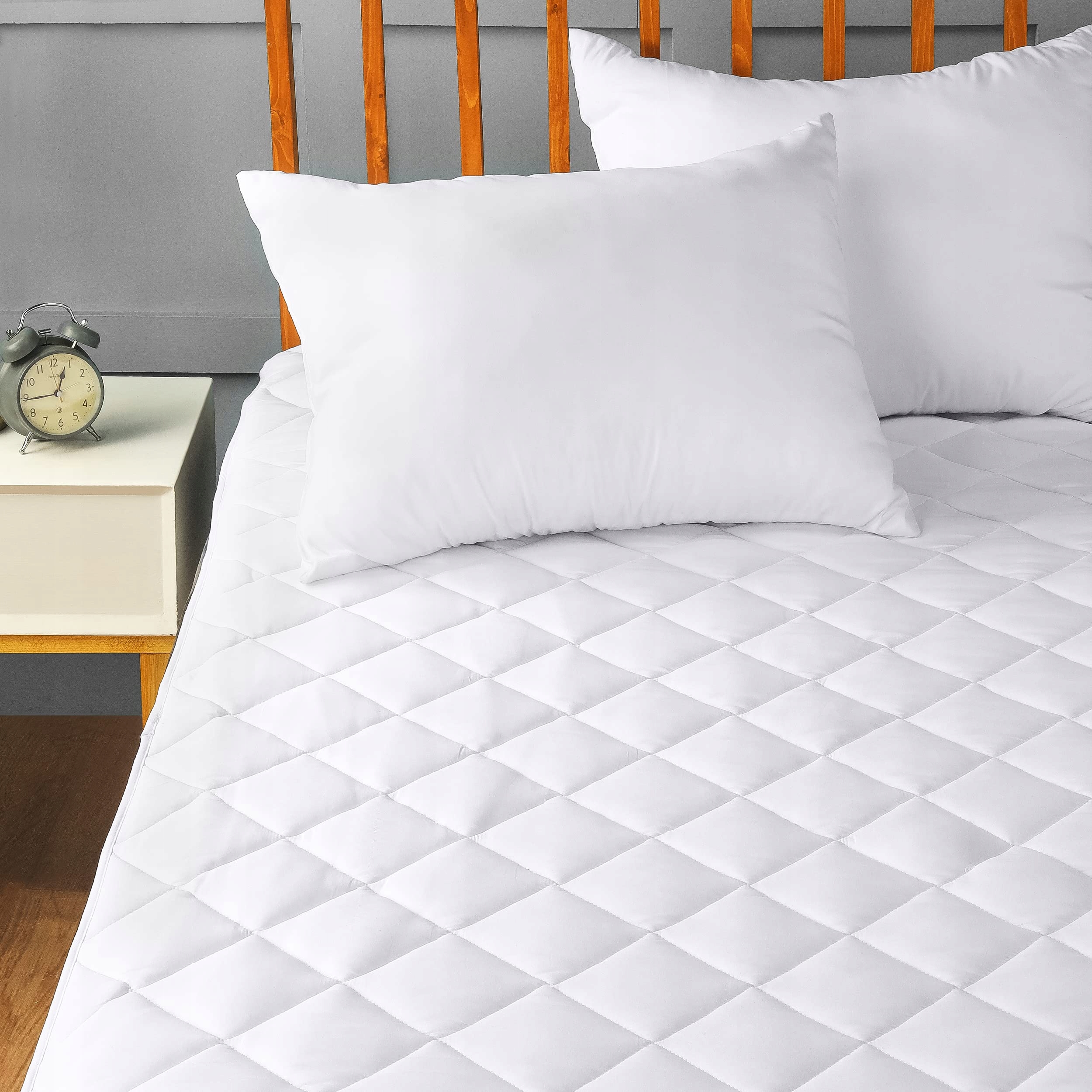 UTOPIA BEDDING Pikowana Nakładka Na Materac 140x200 cm Mikrofibra — miniatura 5