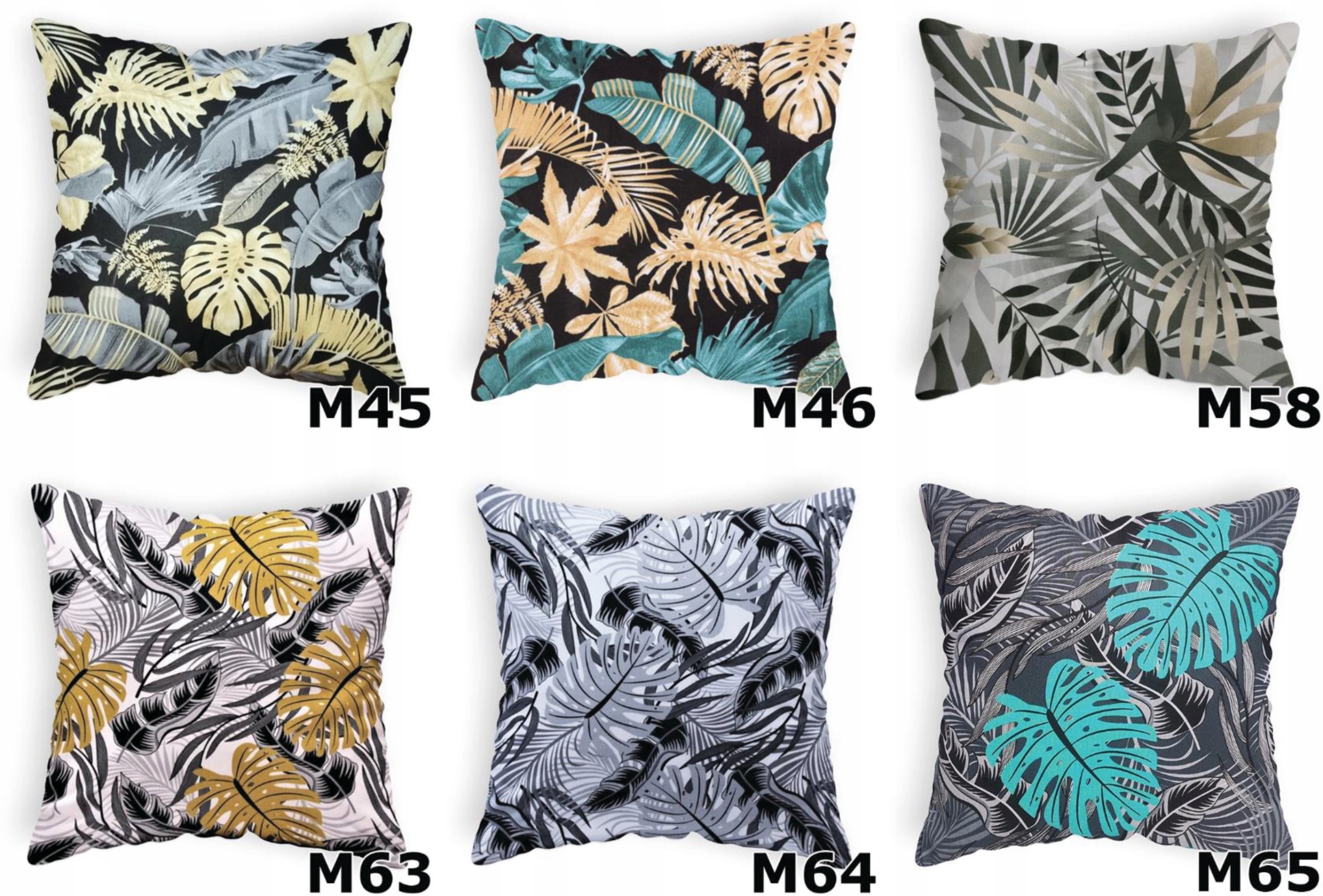 Poszewka 40x40 - monstera chevron trójkąty jasiek Rodzaj dekoracyjna