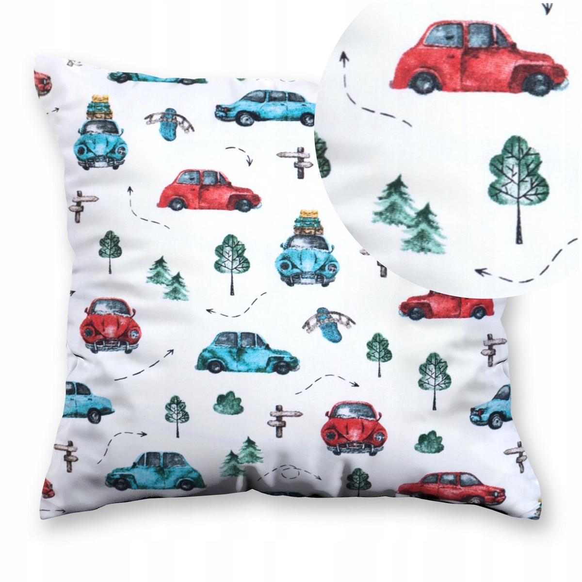 Poszewka 40x40 Bawełniana na Jaśka Belluno Dziecięca Dekoracyjna