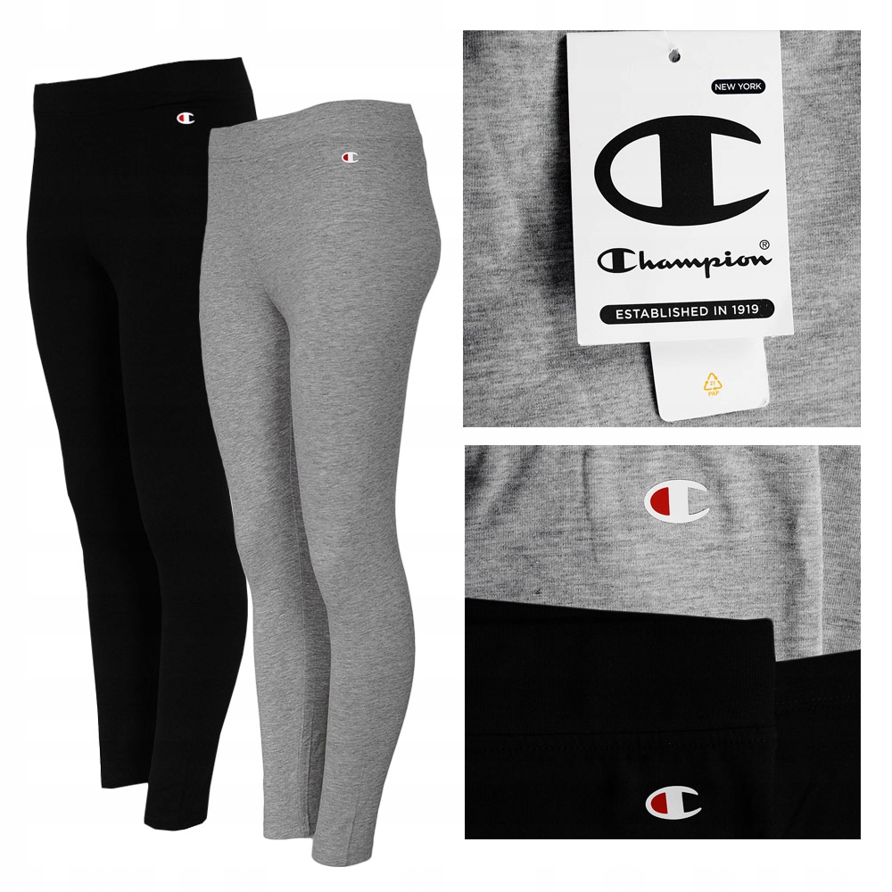 Champion Legíny 2pack 115083 Černá/Šedá S
