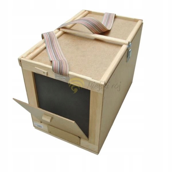 Přepravní rojnička Dadant s pohodlným uzamykatelným pásem – překližka