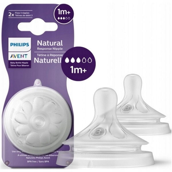 AVENT Smoczek Natural Response SCY963/02 1m+