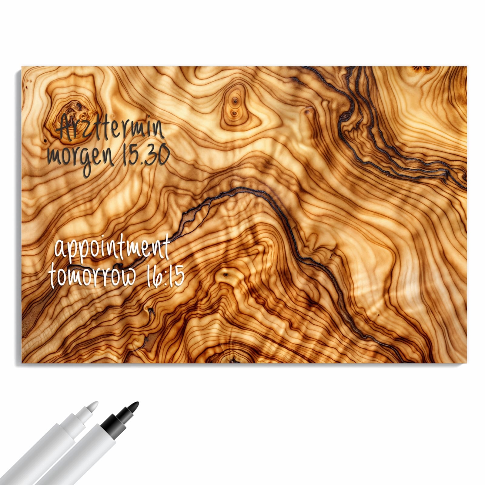 Magnetická tabule Rustikální Dřevo 60 × 40 cm