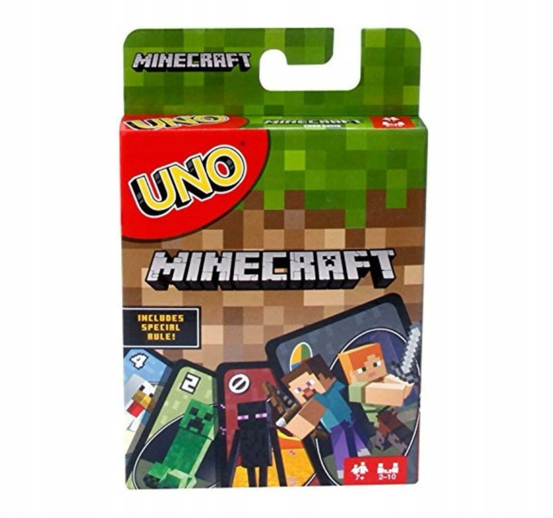 

Karty Do Gry Uno Minecraft Mattel Gra Karciana Hit