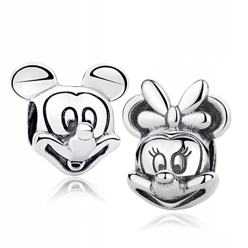 Sada Přívěsků Na Valentýna Zamilované Myšky S925