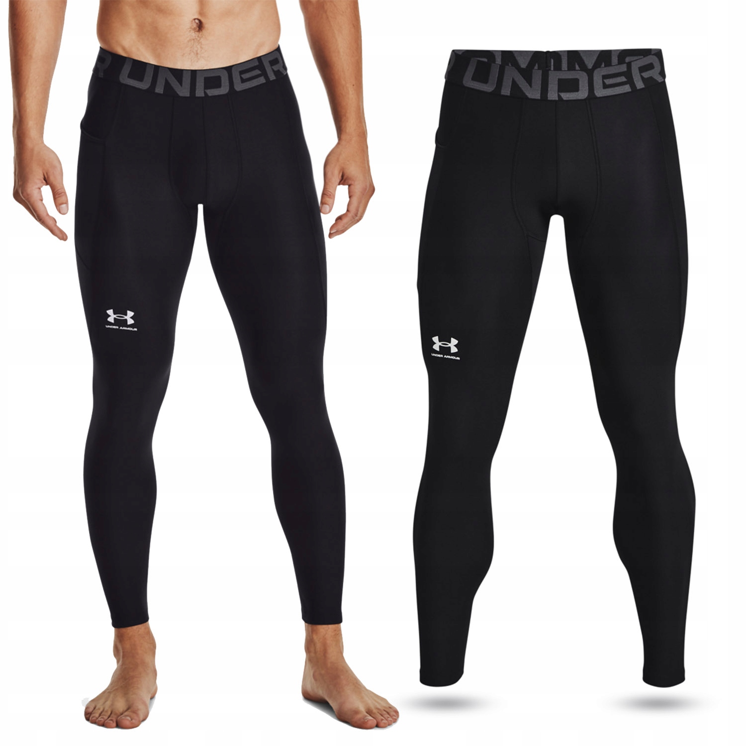 Under Armour Legginsy Spodnie Treningowe Długie Męskie Termoaktywne XL