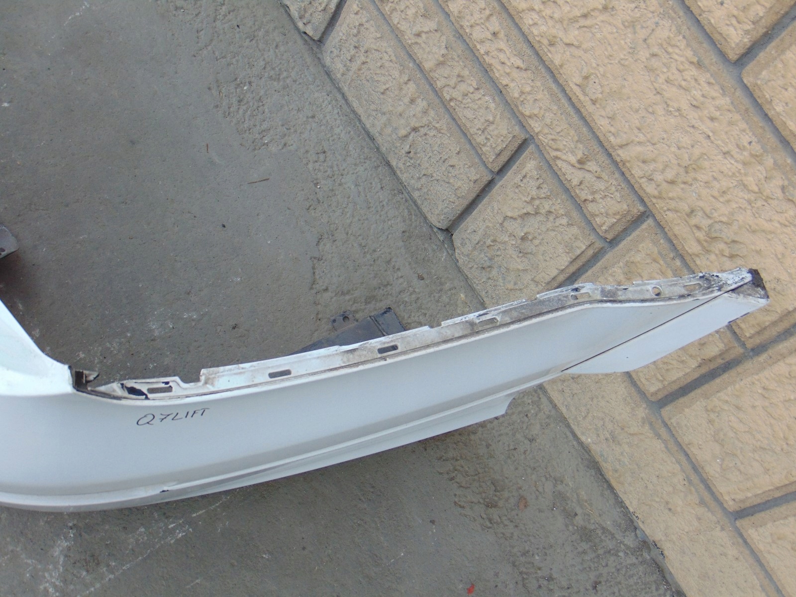 bumper rear part rear AUDI Q7 4L LIFT S-LINE