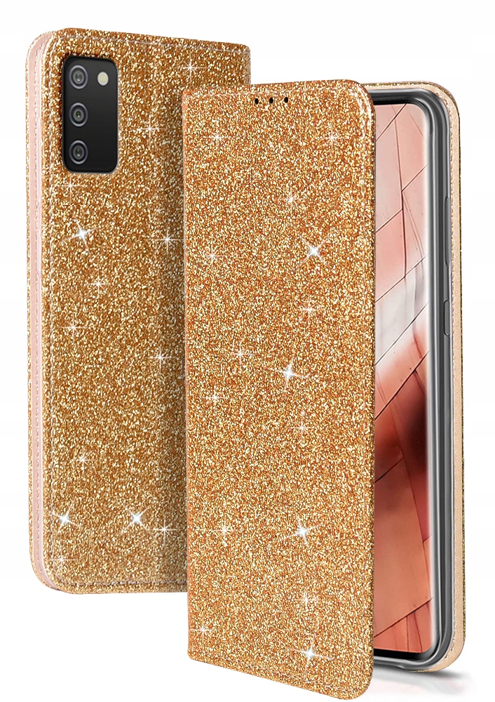 

Etui Magnet Brokat Szkło do Samsung Galaxy A02S