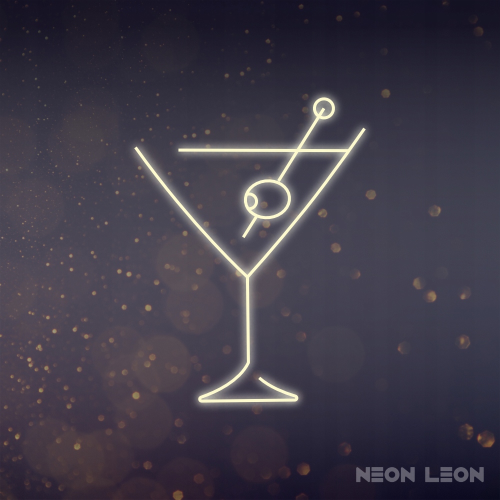 KIELISZEK - Neon LED FLEX - DEKORACJA NA IMPREZĘ