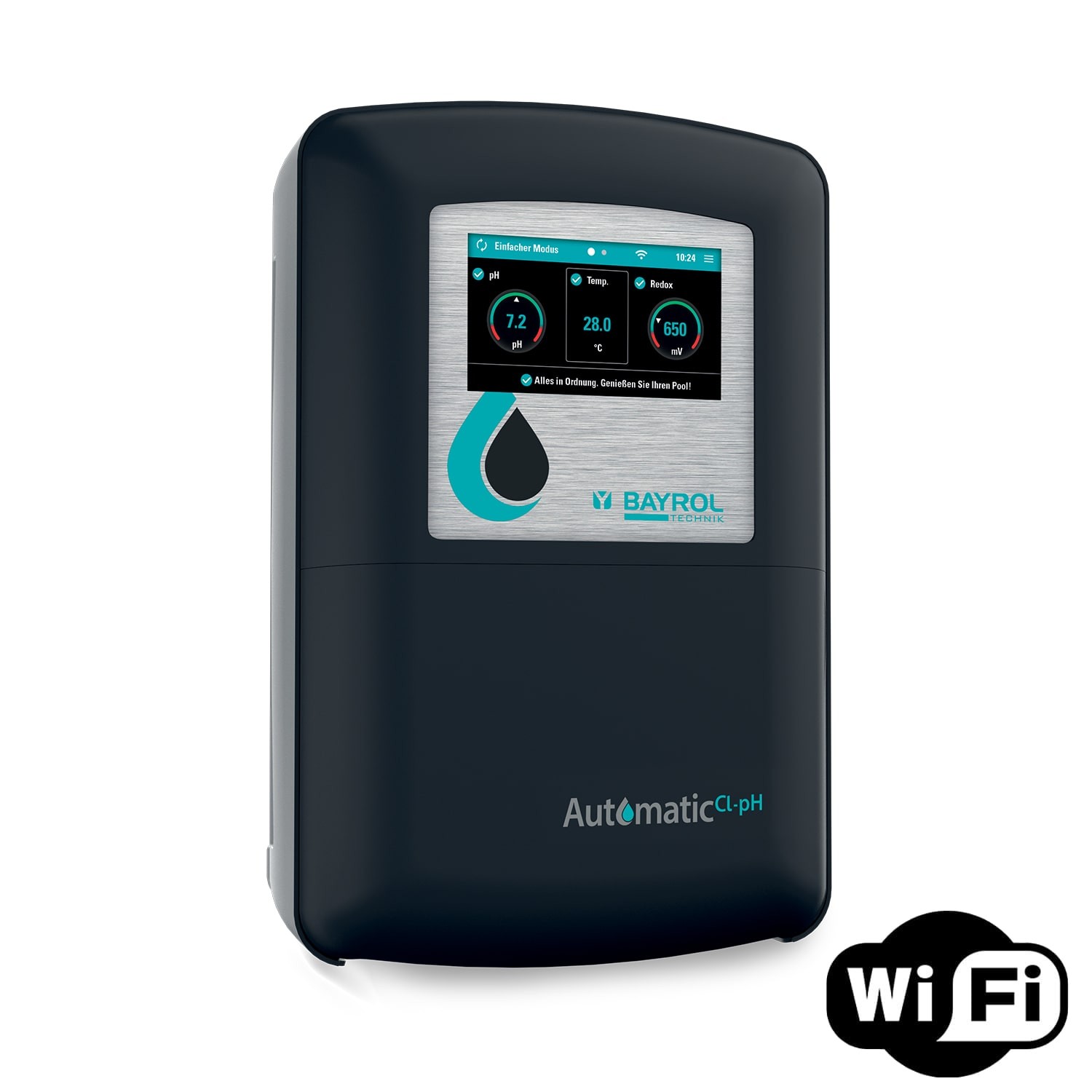 Stanice pro měření a dávkování chlóru a pH Automatic Cl-pH WiFi Bayrol