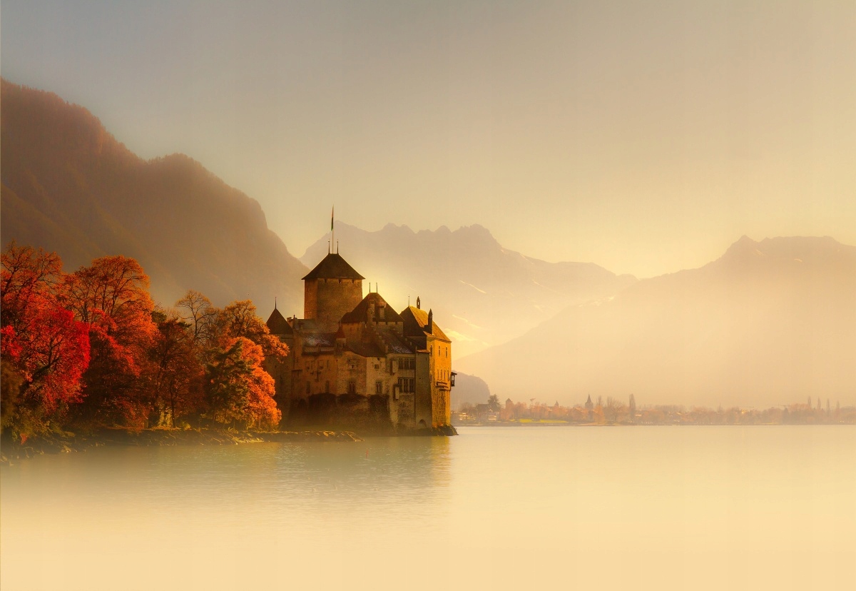

Fototapeta Flizelinowa Zamek Montreux 152x104