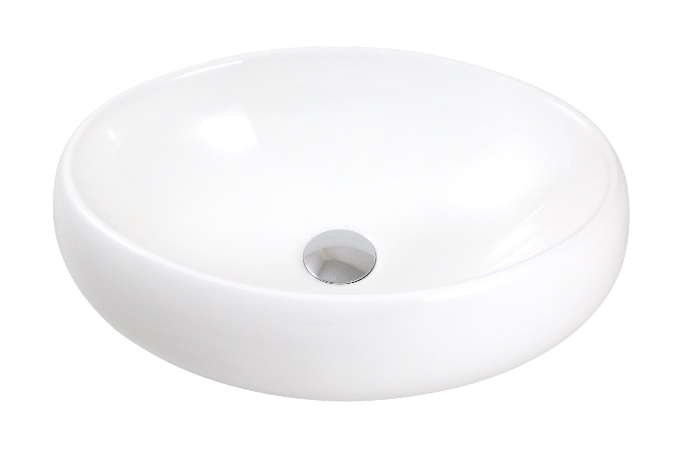 UMYWALKA 48x34X16 NABLATOWA BIAŁA STAWIANA NA BLACIE OWALNA TABRIA ESTIVA Kod producenta UM025