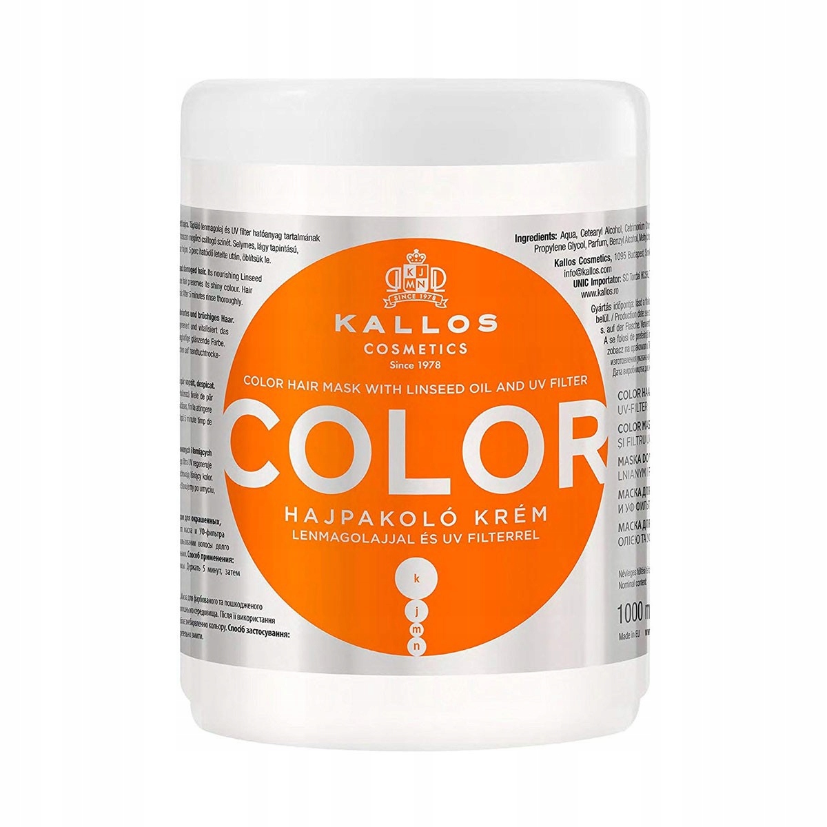 

Kallos Color Maska do Włosów Odżywka 1000ml