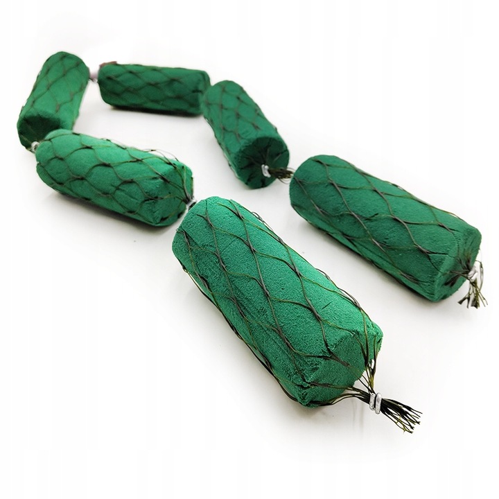 Floristická mokrá girlanda 10 m Victoria Houbička pěna Cihla