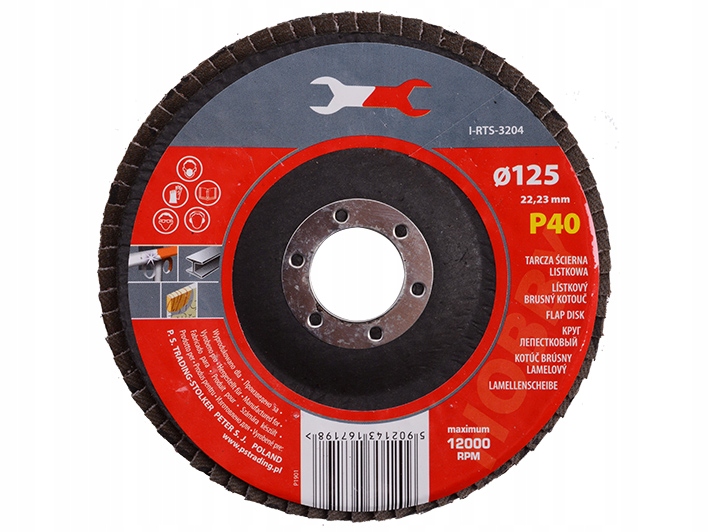 

Tarcza Ścierna Ściernica Listkowa 125 x 22,2 P40