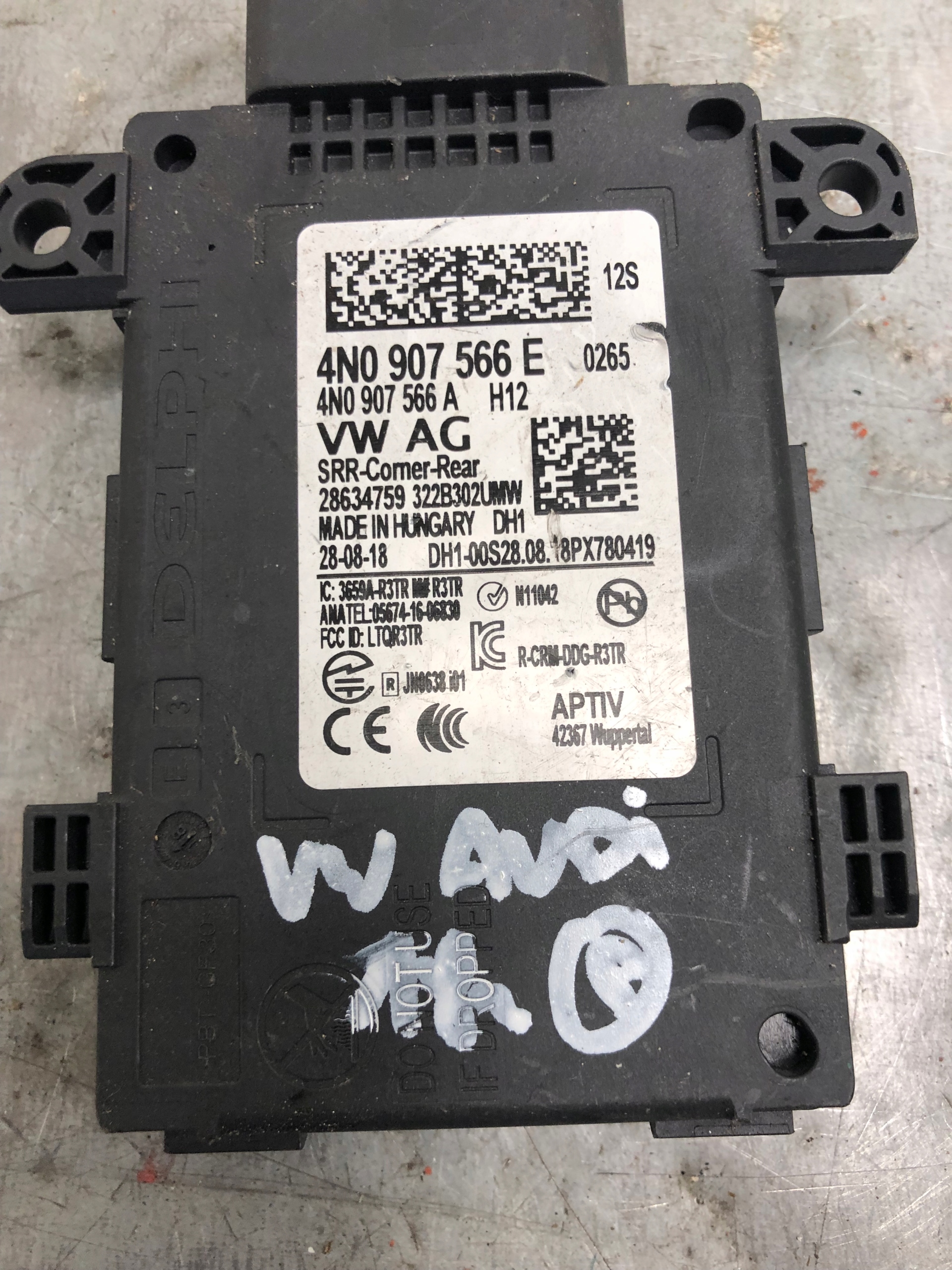 RADAR sensor ASYSTENTA supports VW AUDI 4N0907566E